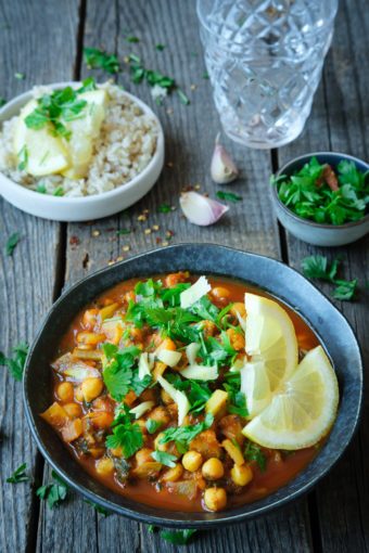 Schnelles Veganes Kichererbsen Curry BeVegt